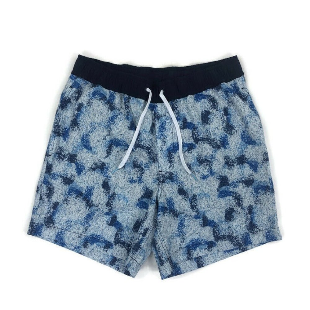 Michael Bastian Mens Swim Trunks Shorts Lined Camo